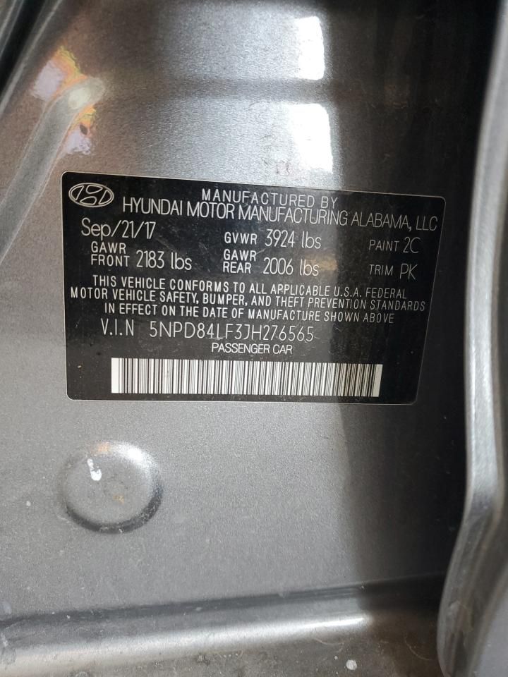 2018 Hyundai Elantra sel