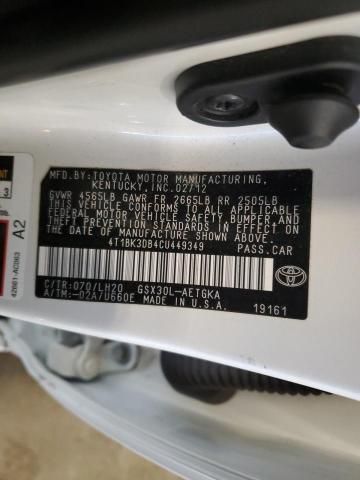 2012 Toyota Avalon Base