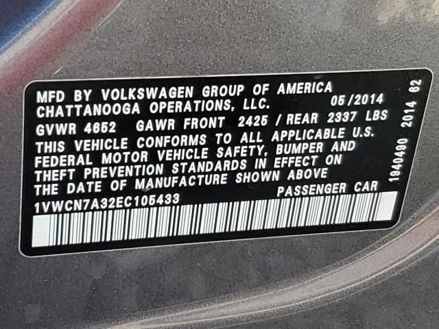 2014 Volkswagen Passat SEL