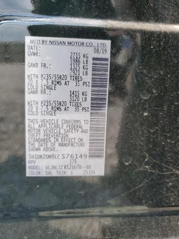 2020 Nissan Pathfinder Platinum
