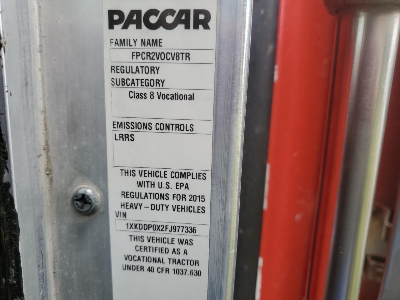 2015 Kenworth T800 Kenworth T800