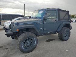 Jeep salvage cars for sale: 2008 Jeep Wrangler X