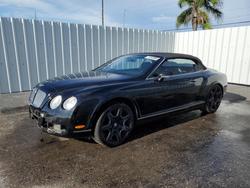 Bentley Vehiculos salvage en venta: 2008 Bentley Continental gtc