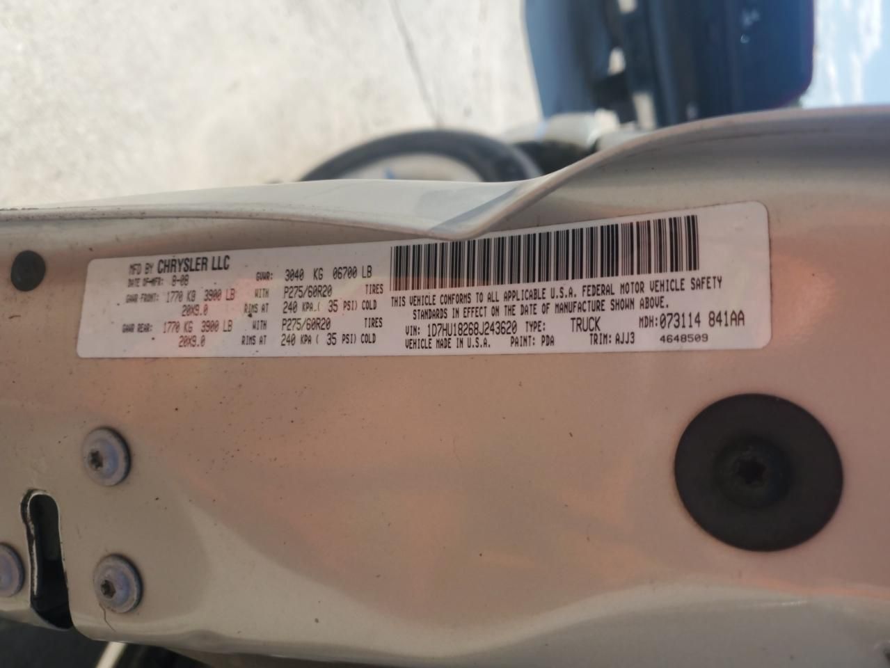 2008 Dodge Ram 1500 st