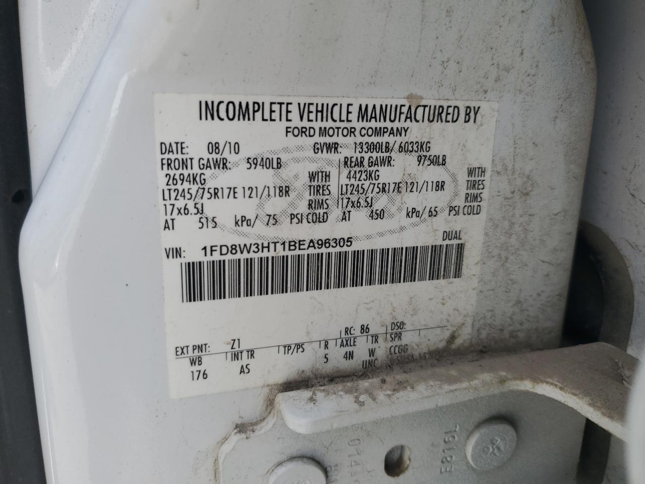 2011 Ford F350 Super Duty