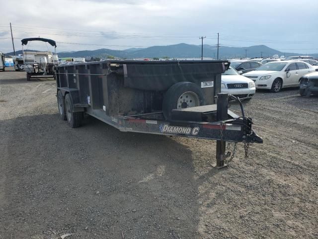 2017 Diamond C Dump Trailer