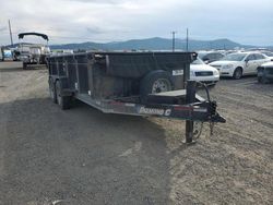 Salvage trucks for sale at Helena, MT auction: 2017 Diamond C Dump Trailer