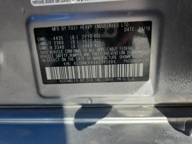 2010 Subaru Legacy 2.5I Limited