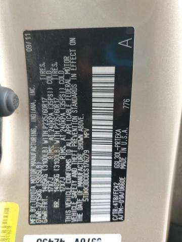 2012 Toyota Sienna le