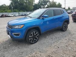 Jeep salvage cars for sale: 2017 Jeep Compass Limited