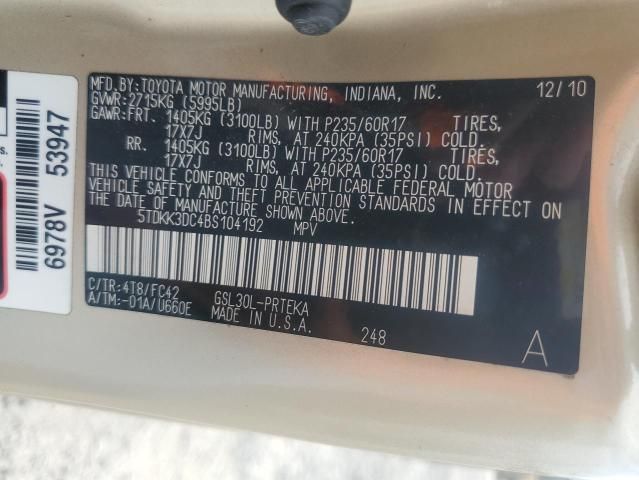 2011 Toyota Sienna le