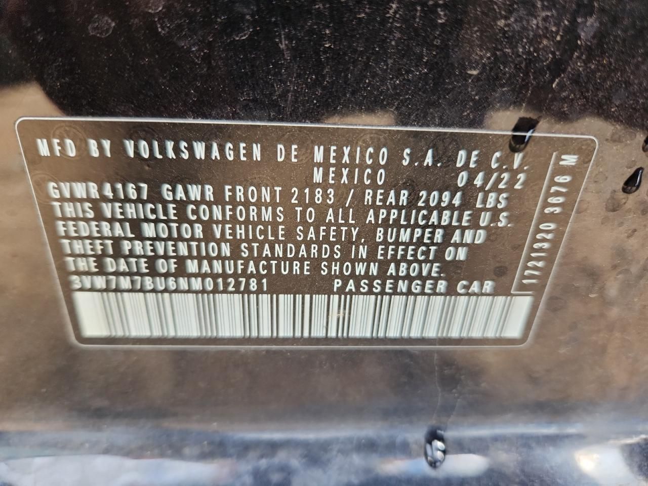 2022 Volkswagen Jetta se