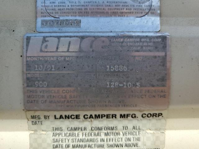 1991 Lance 1991 0THR 10 TON-Car Trailer