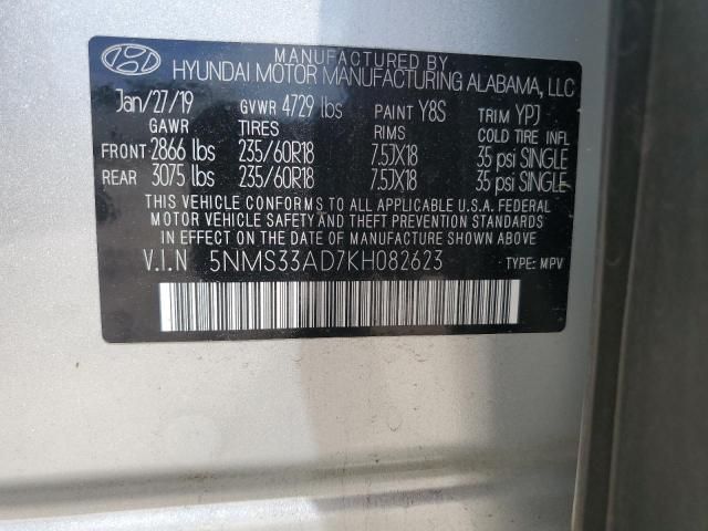 2019 Hyundai Santa FE SEL