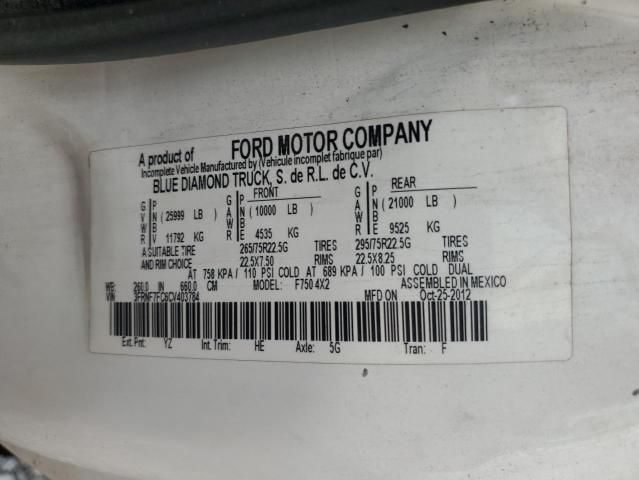 2012 Ford F750 Super Duty