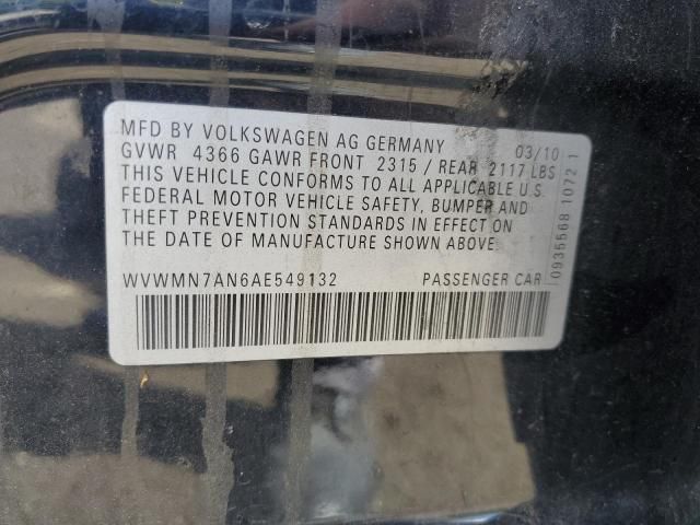 2010 Volkswagen CC Sport