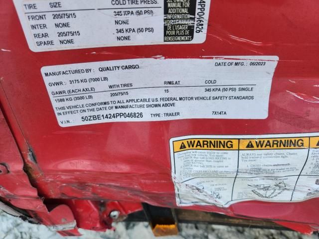 2023 Quality Cargo 7X14TA Enclosed Cargo Trailer