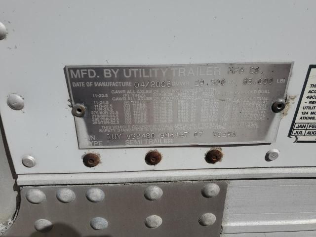 2009 Utility VS2RA Refrigerated Van Trailer