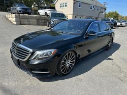 Mercedes-Benz salvage cars for sale: 2015 Mercedes-Benz S 550 4matic