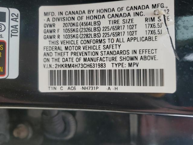 2012 Honda Cr-v exl