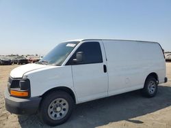 Salvage trucks for sale at Fresno, CA auction: 2009 Chevrolet Express G1500