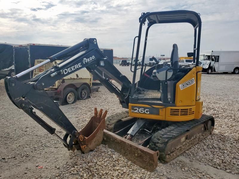 2019 John Deere 26G Mini Excavator