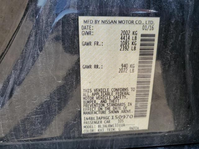 2016 Nissan Altima 3.5SL