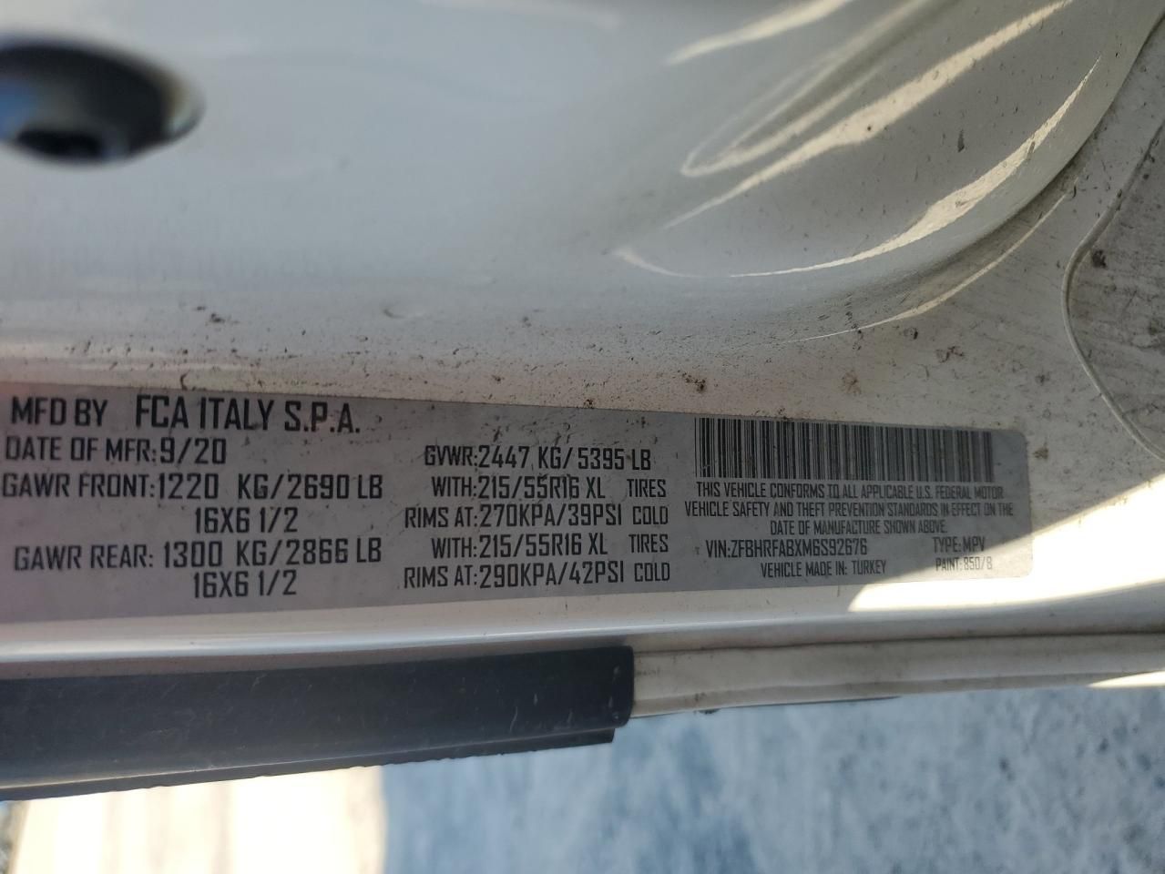 2021 Dodge RAM Promaster City