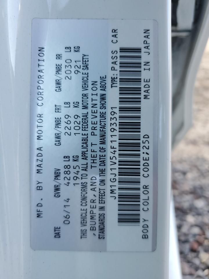 2015 Mazda 6 Touring