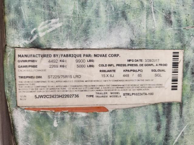 2017 Sure-Trac STRLP10224TA-100 Enclosed Cargo Trailer