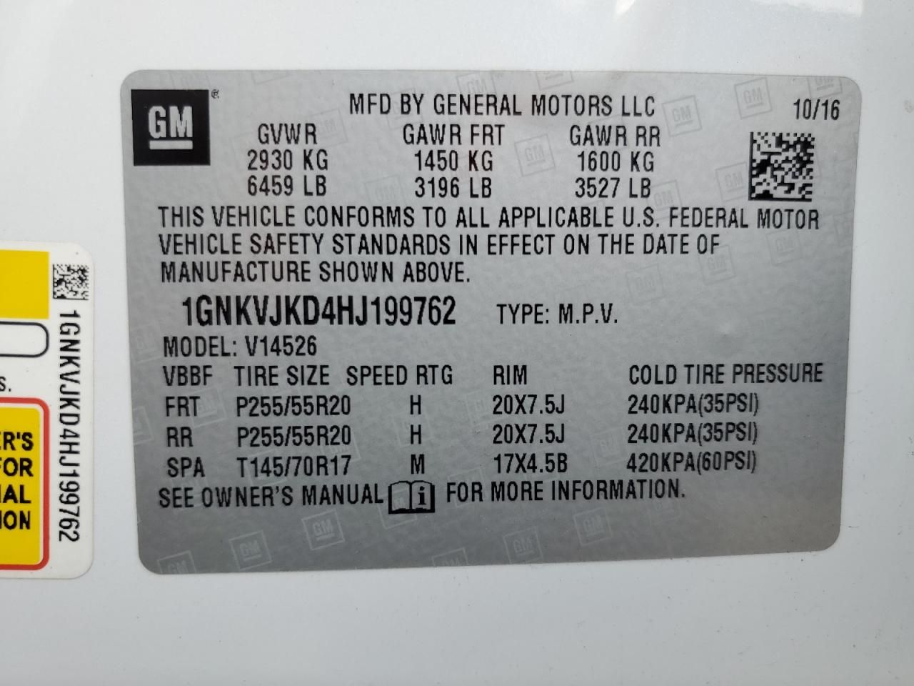 2017 Chevrolet Traverse Premier