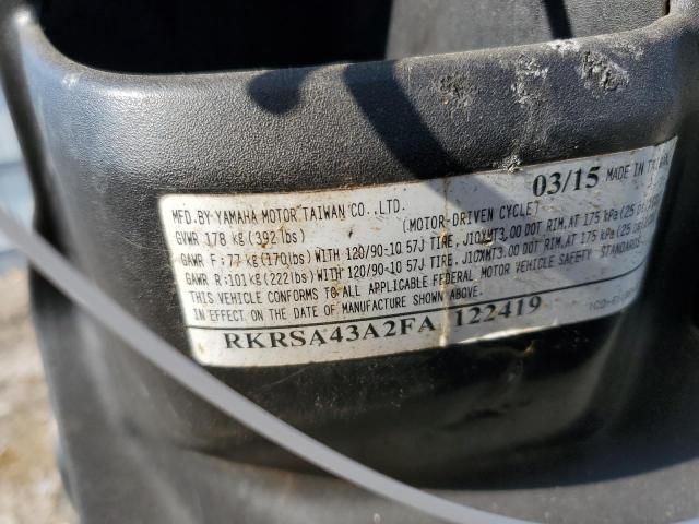 2015 Yamaha YW50 F
