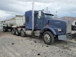 Salvage trucks for sale at North Las Vegas, NV auction: 1999 Kenworth T800 Semi Truck With END Dump Trailer