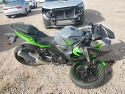 Salvage motorcycles for sale at Central Square, NY auction: 2018 Kawasaki EX400