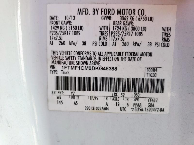 2013 Ford F150