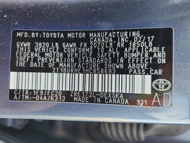 2017 Toyota Corolla L
