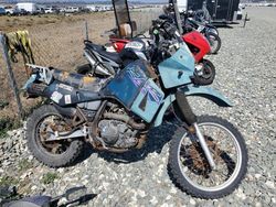 Salvage motorcycles for sale at American Canyon, CA auction: 1999 Kawasaki KL650 A