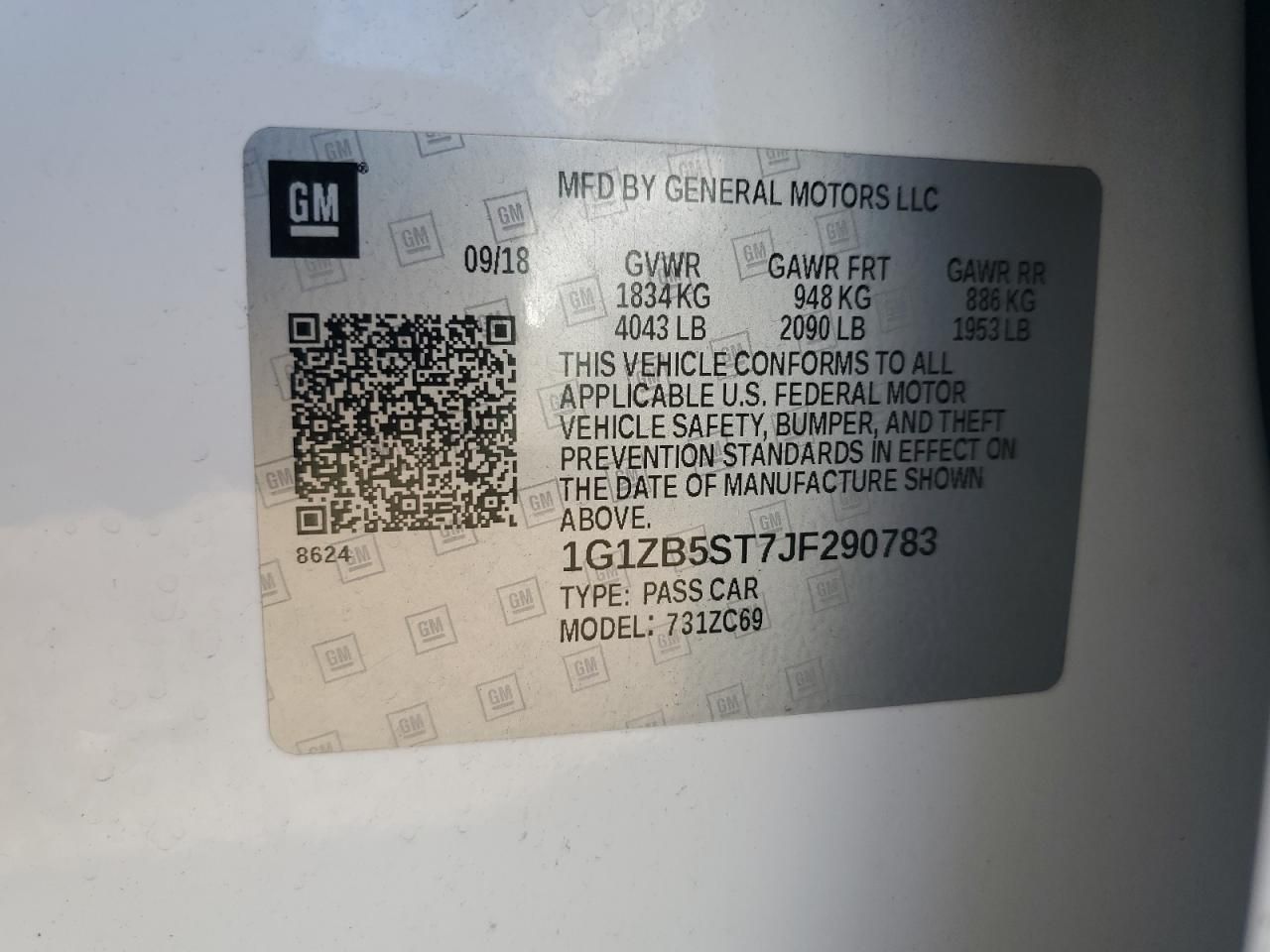 2018 Chevrolet Malibu ls