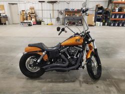 Salvage motorcycles for sale at Avon, MN auction: 2015 Harley-Davidson Fxdb Dyna Street BOB
