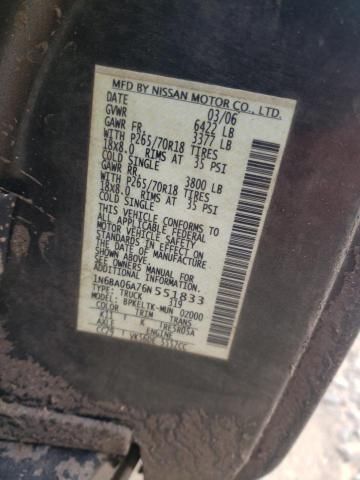 2006 Nissan Titan XE