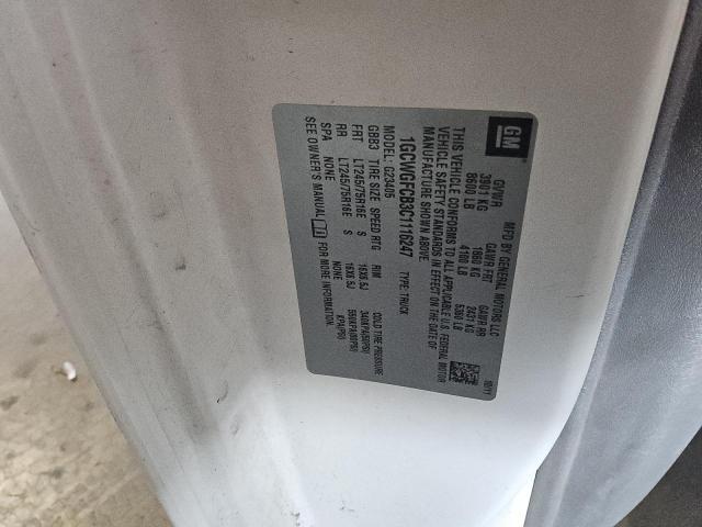 2012 Chevrolet Express G2500