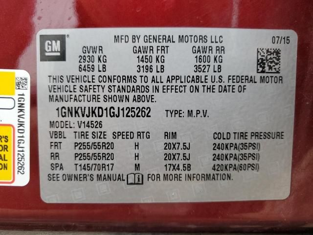 2016 Chevrolet 2016 Chev Traverse