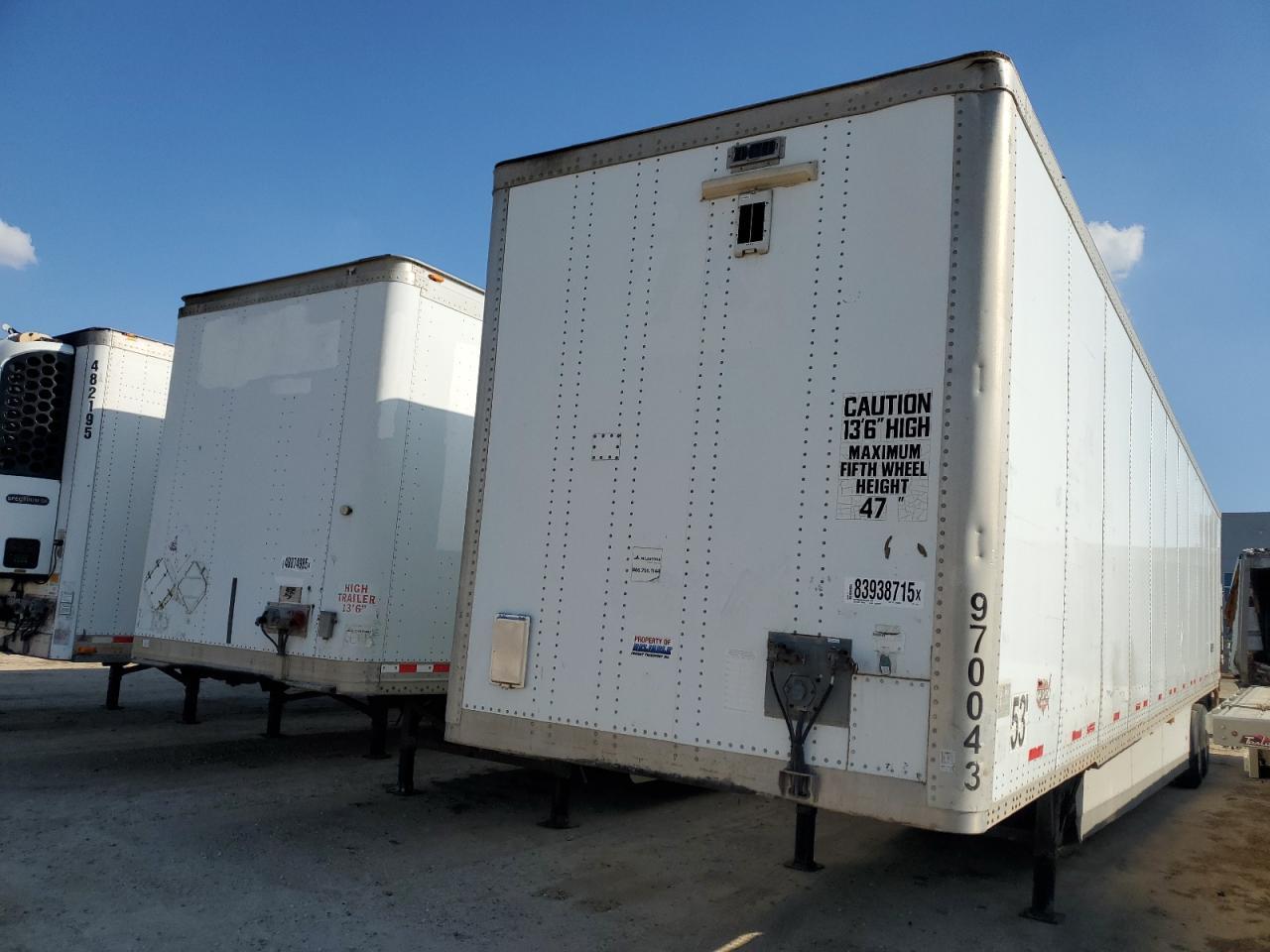 2008 Wabash Dvcvhpc DRY Van Trailer