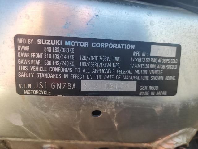 2002 Suzuki GSX-R600