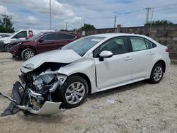 Salvage cars for sale from Copart Homestead, FL: 2025 Toyota Corolla le