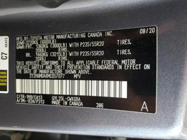 2021 Lexus RX 450H