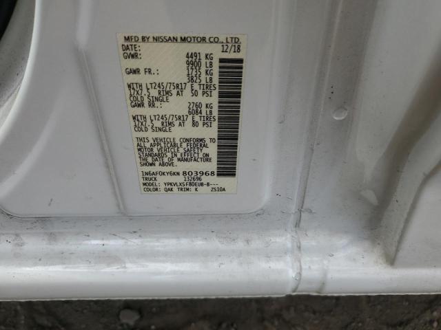 2019 Nissan Nv 2500 s