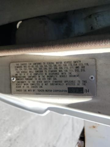 1984 Toyota Pickup Commercial / Camper RN55