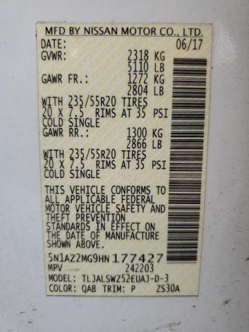 2017 Nissan Murano s