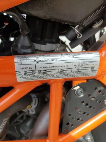 2019 KTM 390 Duke